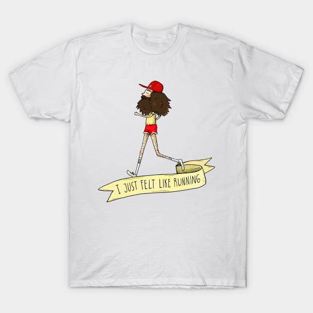 Forrest Gump - I just felt like running T-Shirt by Virhayune